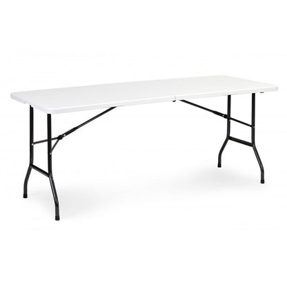 180 cm-es vendéglátó asztal + 2 pad fehér bankett készlet