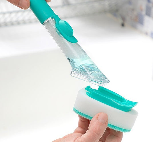 InnovaGoods mosogatókefe, szappanadagolóval