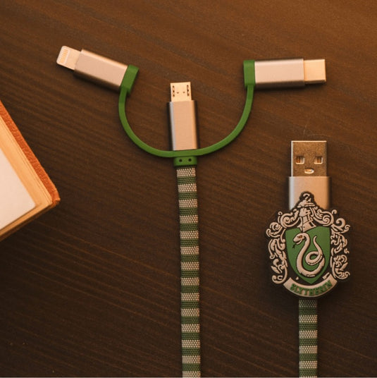 USB 3 az 1-ben töltőkábel Harry Potter mintával