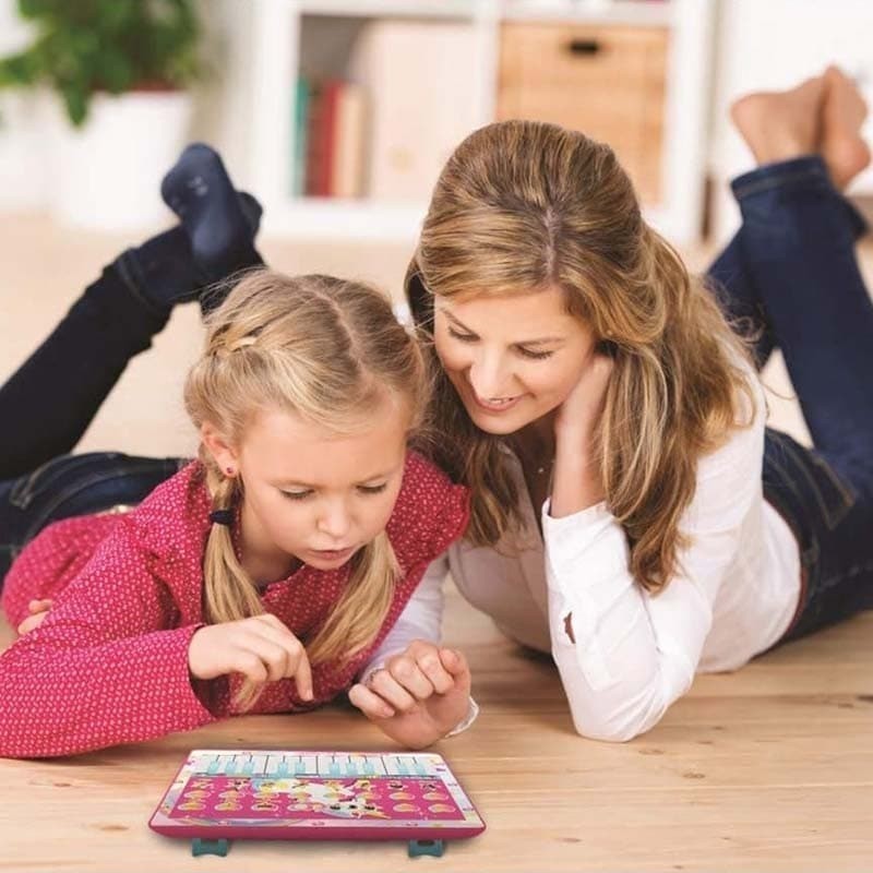Unikornis zenélő billentyűk tablet