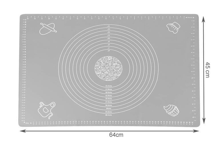 Tapadásmentes szilikon nyújtólap (64 × 45 cm)