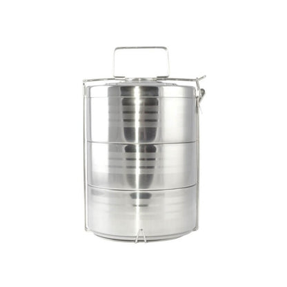 Rozsdamentes melegen tartó ételhordó -3 részes (Perfect Home)