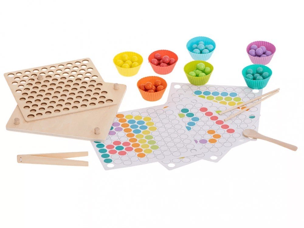 Gyöngy mozaik, Montessori játék