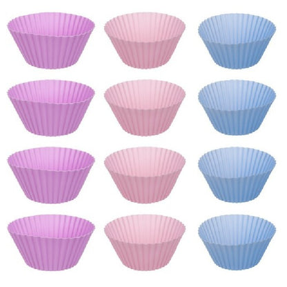 Muffin sütőtálca, sütőlap + 12 db szilikon forma (Ruhhy)