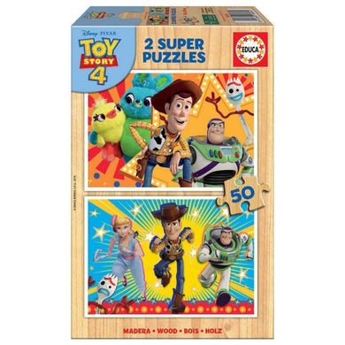 Toy Story 4 fa puzzle (2 × 50 darabos)