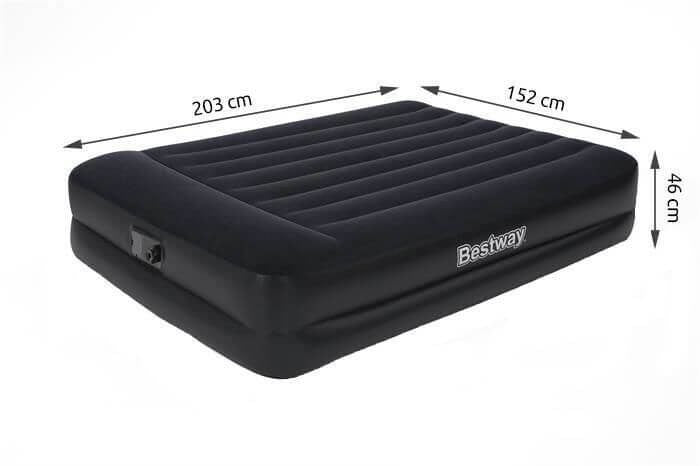 Matrac beépített pumpával (203 × 152 × 46 cm) - Bestway