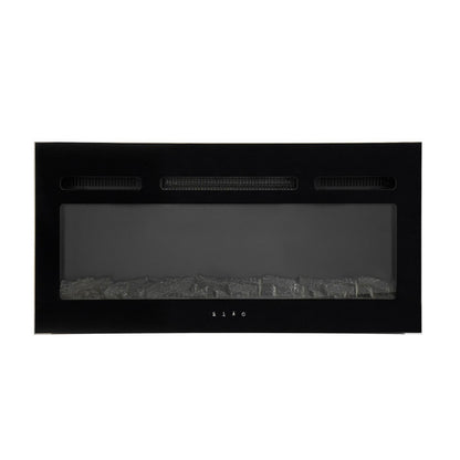 Home FKKI 05 beépíthető vagy falra szerelhető elektromos látványkandalló, 1000W/2000W, heti program, távirányító