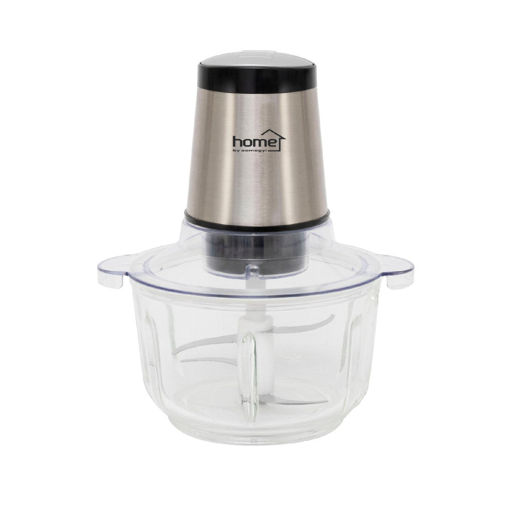 Home HGAP15 aprító, 400 W, 1,8 L üvegtál, 2 gomb, 2 sebességfokozat, STOP funkció, túlmelegedés elleni védelem, 2 kg