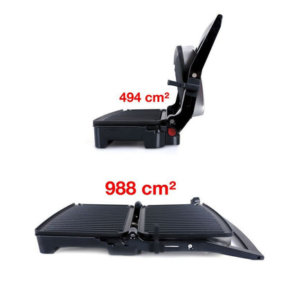 Kontakt grill ELDOM panini sütő 2000W - lapos felülettel