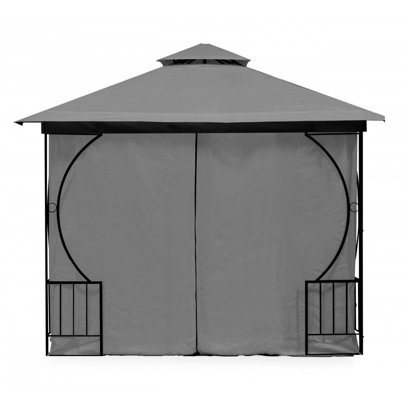 Kerti sátor pavilon 3x3m SZÜRKE