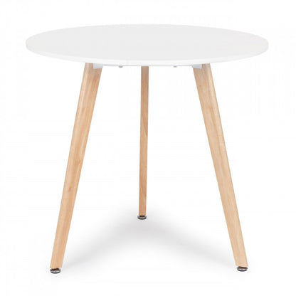 Modern fa asztal nappaliba és konyhába 80cm