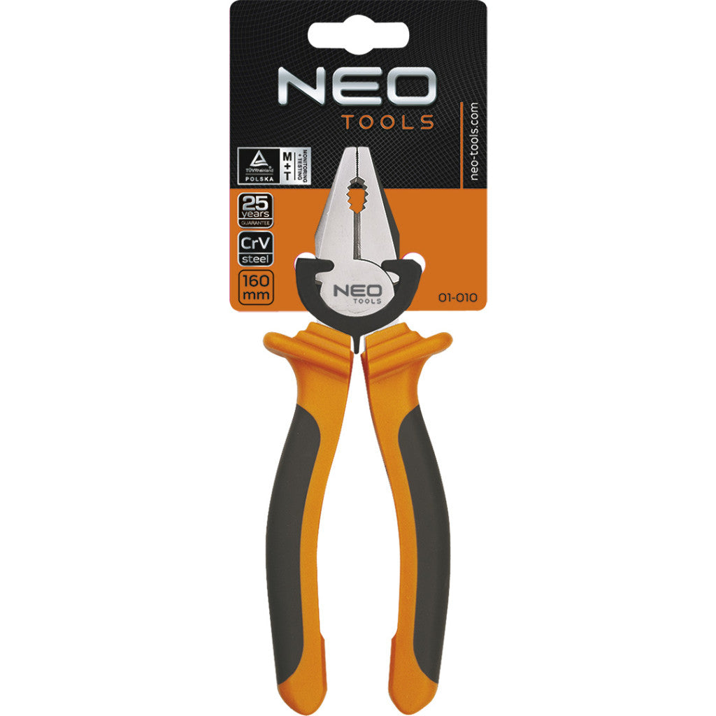 NEO TOOLS KOMBINÁLT FOGÓ 160MM 25 év garanciával 01-010