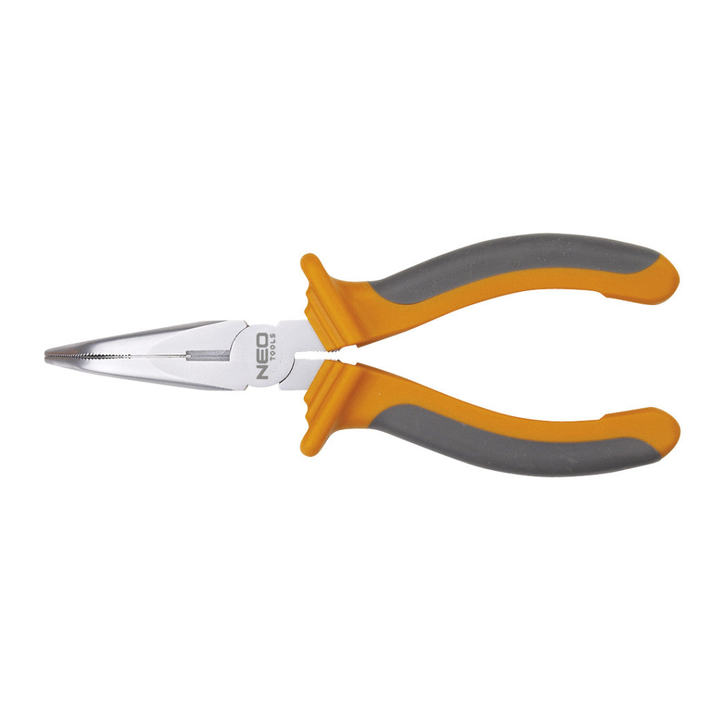 NEO TOOLS Hajlított CSŐRŰ FOGÓ 200MM 25 év garanciával 01-016