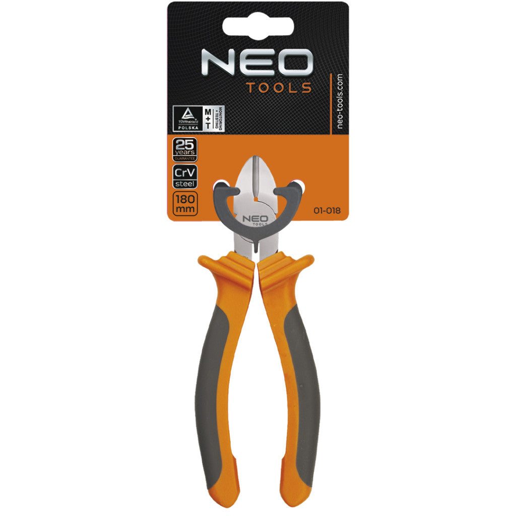 NEO TOOLS OLDALCSÍPŐ FOGÓ 180MM 25 év garanciával 01-018