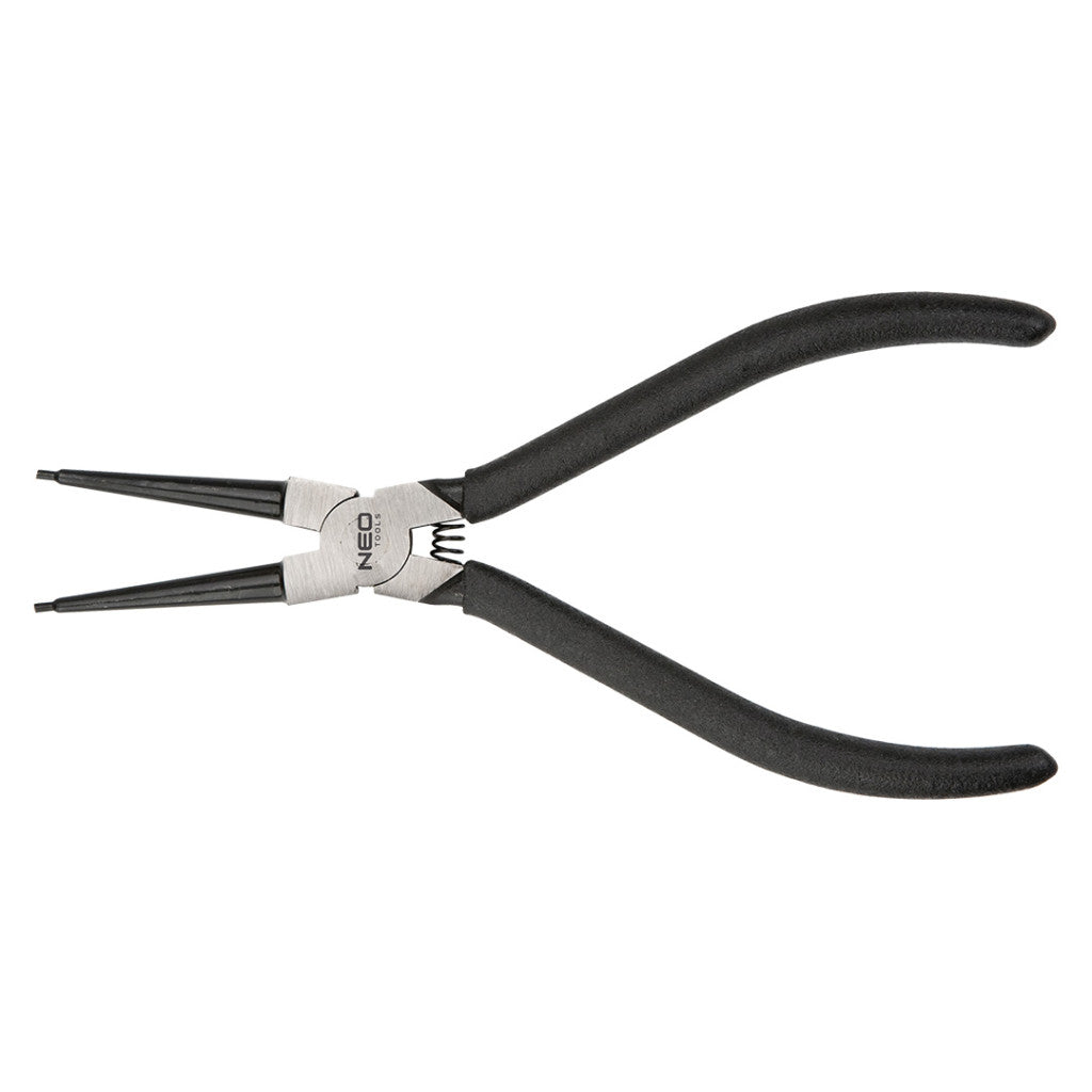 NEO TOOLS Zégergyűrű fogó 150mm, egyenes belső, CrMo, 10 - 25mm, csúcs diameter 1,5 - 2,0mm 25 év garanciával 01-086
