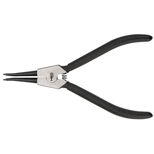 NEO TOOLS Zégergyűrű fogó 180mm, külső, egyenes, CrMo, 19 - 60mm, csúcs diameter 1,8 - 2,5mm 25 év garanciával 01-087