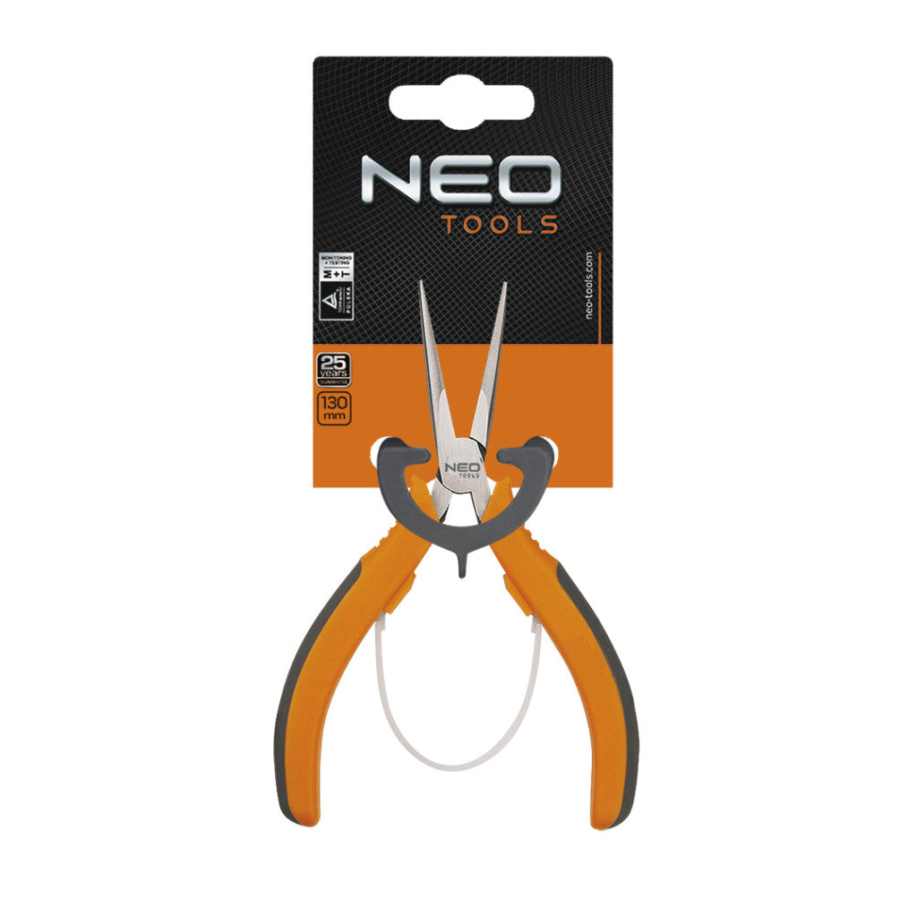 NEO TOOLS HOSSZÚCSŐRŰ FOGÓ 130MM 25 év garanciával 01-102
