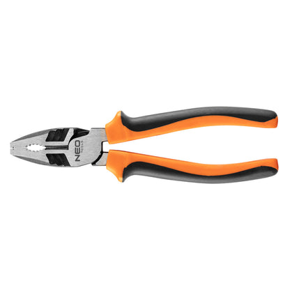 NEO TOOLS KOMBINÁLT FOGÓ 180MM 40% EnergiaMegtakarítás, csavarlazító fogazattal 25 év garanciával 01-152
