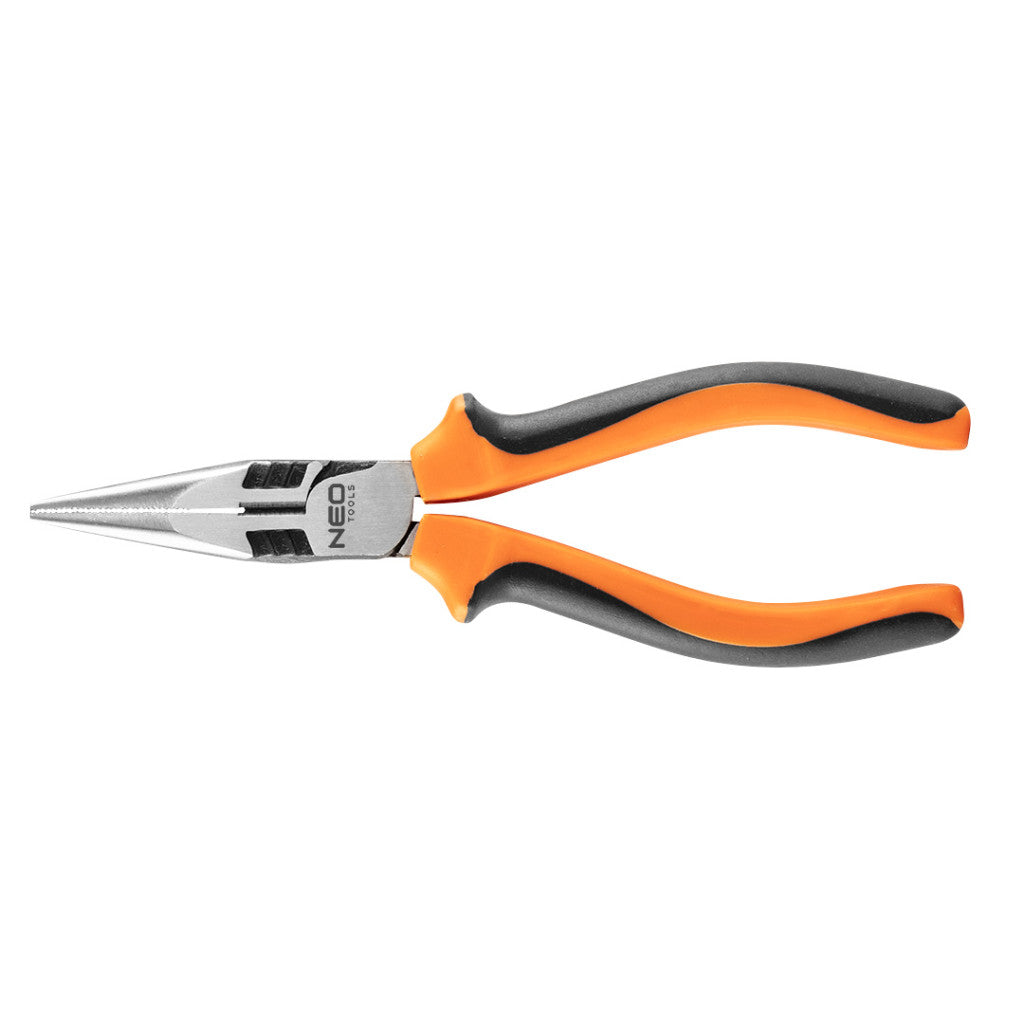 NEO TOOLS Hosszúcsőrű fogó 160MM 40% EnergiaMegtakarítás, csavarlazító fogazattal 25 év garanciával 01-154