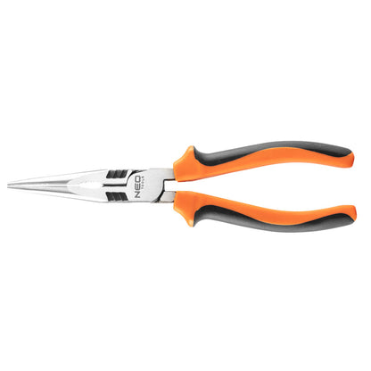 NEO TOOLS Hosszúcsőrű fogó 200MM 40% EnergiaMegtakarítás, csavarlazító fogazattal 25 év garanciával 01-155