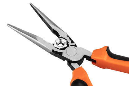 NEO TOOLS Hosszúcsőrű fogó 200MM 40% EnergiaMegtakarítás, csavarlazító fogazattal 25 év garanciával 01-155