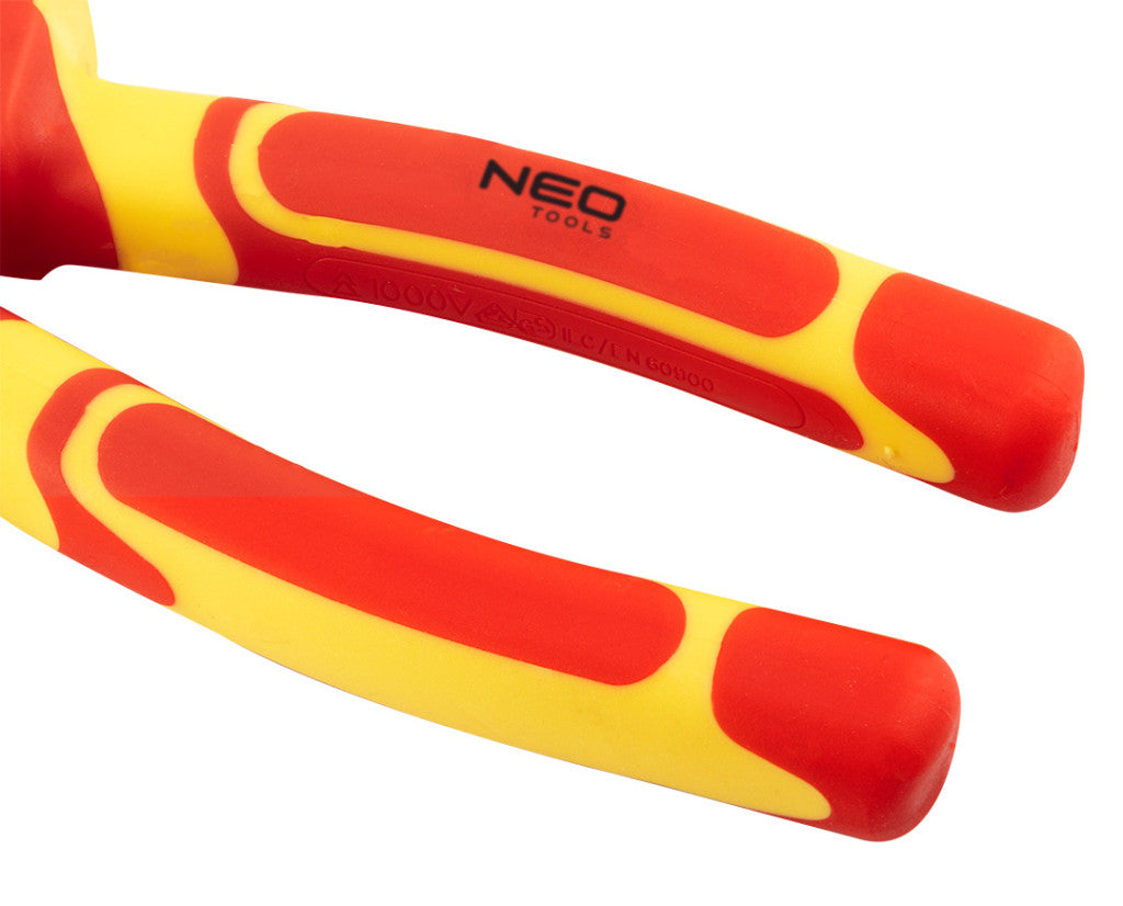 NEO TOOLS Kombinált fogó 1000V, szigetelt, 200MM(8"), CrV, polírozott 25 év garanciával 01-222