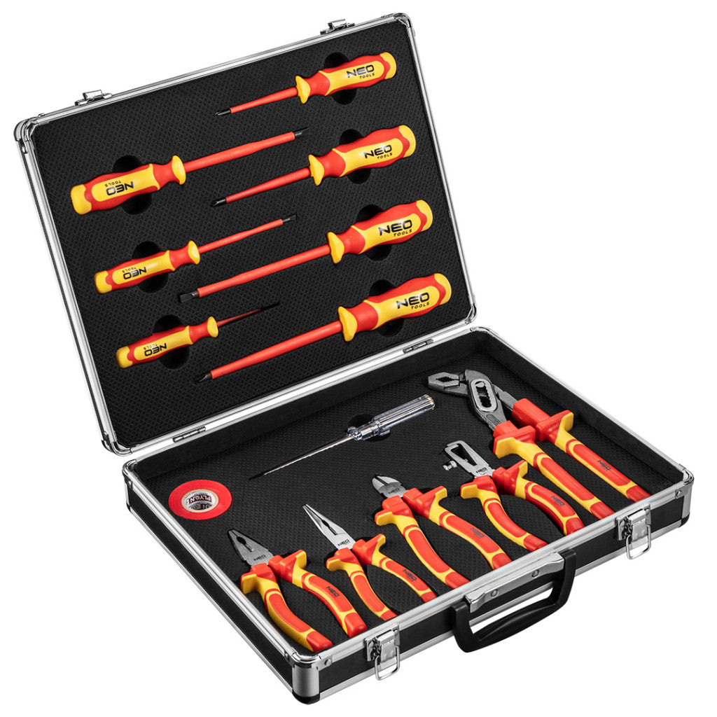 NEO TOOLS Szerszámkészlet 1000V, szigetelt 13db 25 év garanciával 01-234