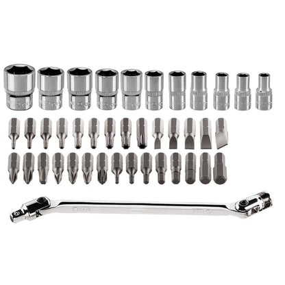 NEO TOOLS Dugókulcskészlet + bitkészlet 1/4", 41db 25 év garanciával 08-603