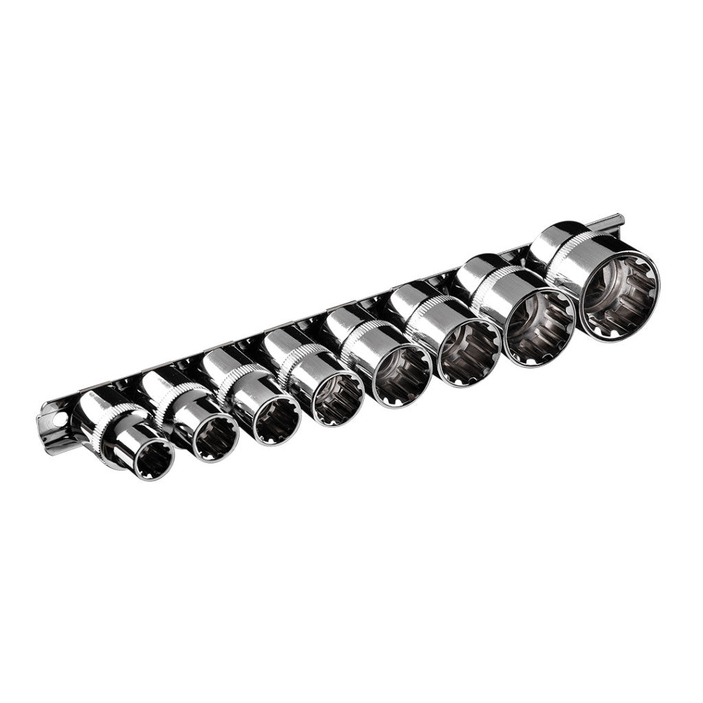 NEO TOOLS Dugókulcskészlet 8db 1/2" SPLINE 25 év garanciával 08-651