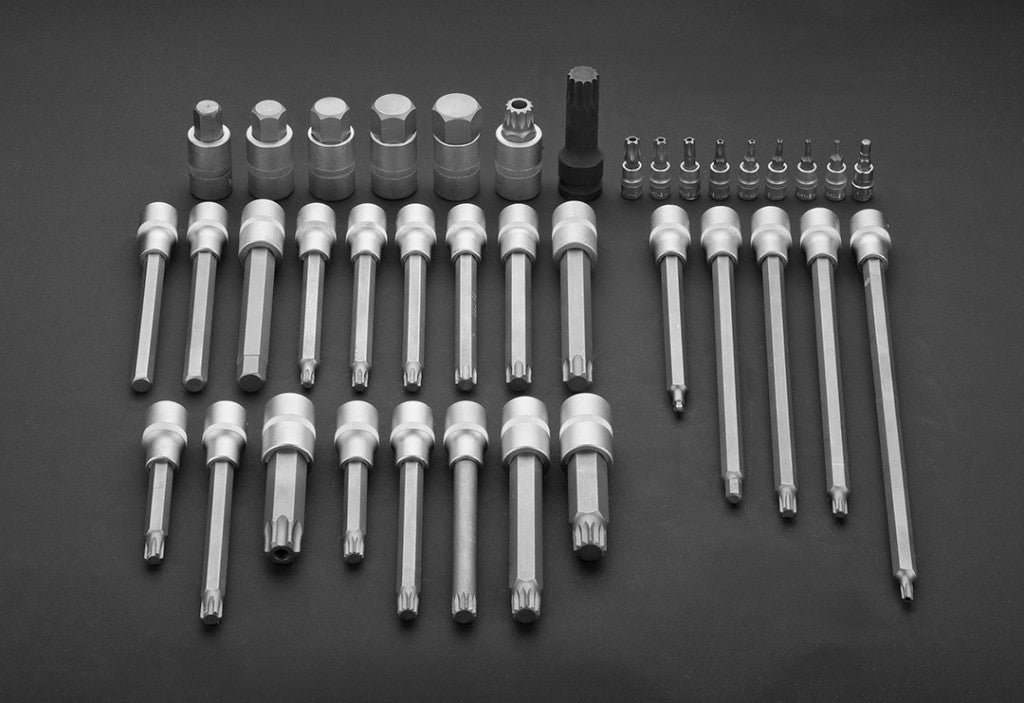 NEO TOOLS Torxbit és kulcskészlet 38db 08-710