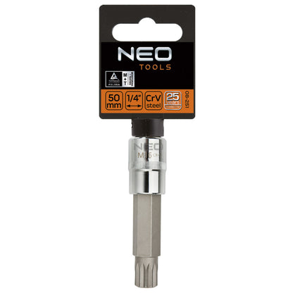 NEO TOOLS Spline dugókulcs 1/2", M5x100mm 25 év garanciával 08-740