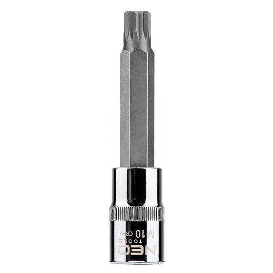 NEO TOOLS Spline dugókulcs 1/2", M10x100mm 25 év garanciával 08-743