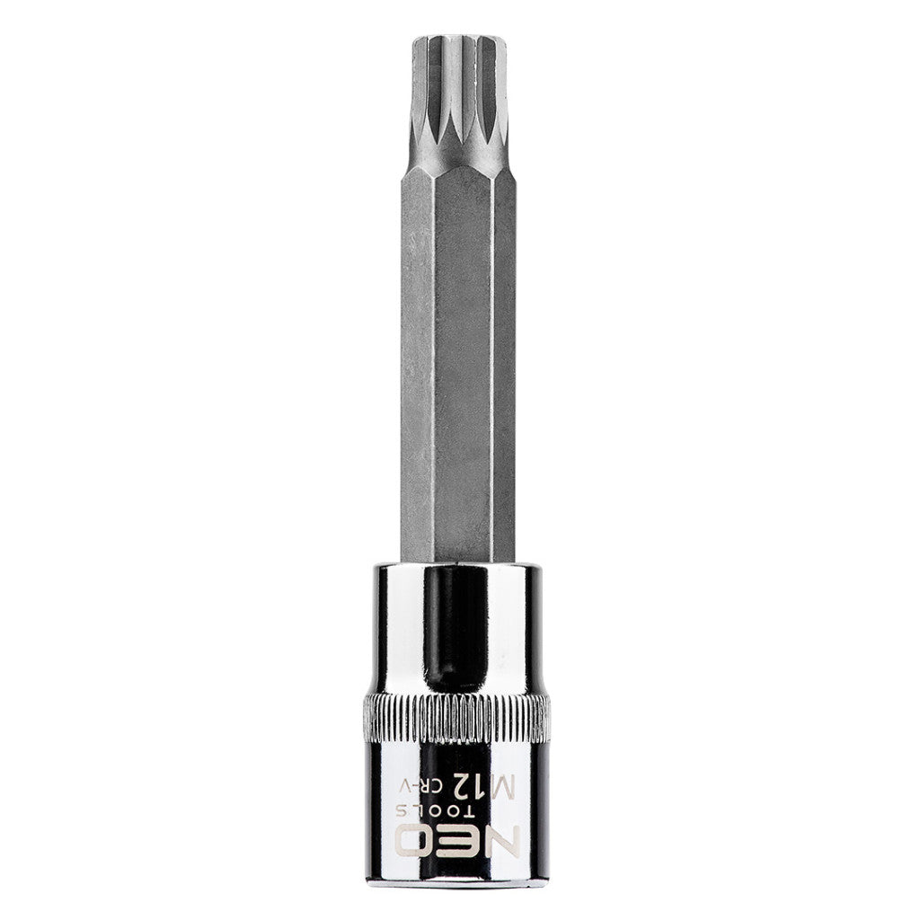 NEO TOOLS Spline dugókulcs 1/2", M12x100mm 25 év garanciával 08-744