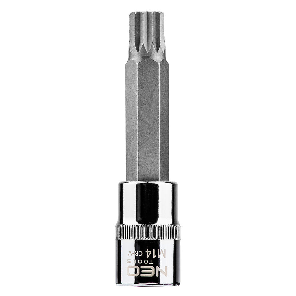 NEO TOOLS Spline dugókulcs 1/2", M14x100mm 25 év garanciával 08-745