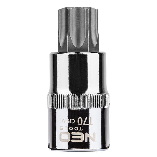 NEO TOOLS Torxdugókulcs 1/2" T70x55mm 25 év garanciával 08-759
