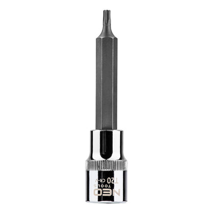 NEO TOOLS Torxdugókulcs 1/2'' T20, 100mm 25 év garanciával 08-760