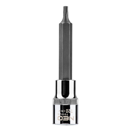 NEO TOOLS Torxdugókulcs 1/2'' T20, 100mm 25 év garanciával 08-760