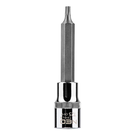 NEO TOOLS Torxdugókulcs 1/2'' T25, 100mm 25 év garanciával 08-761