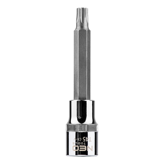NEO TOOLS Torxdugókulcs 1/2'' T45, 100mm 25 év garanciával 08-765