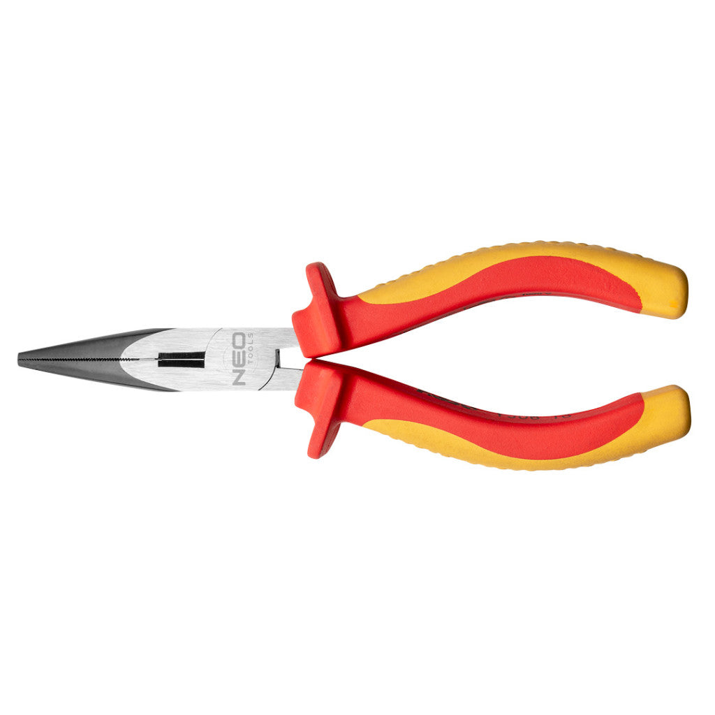 NEO TOOLS Hosszúcsőrű fogó 160MM 1000V, szigetelt 25 év garanciával 01-242