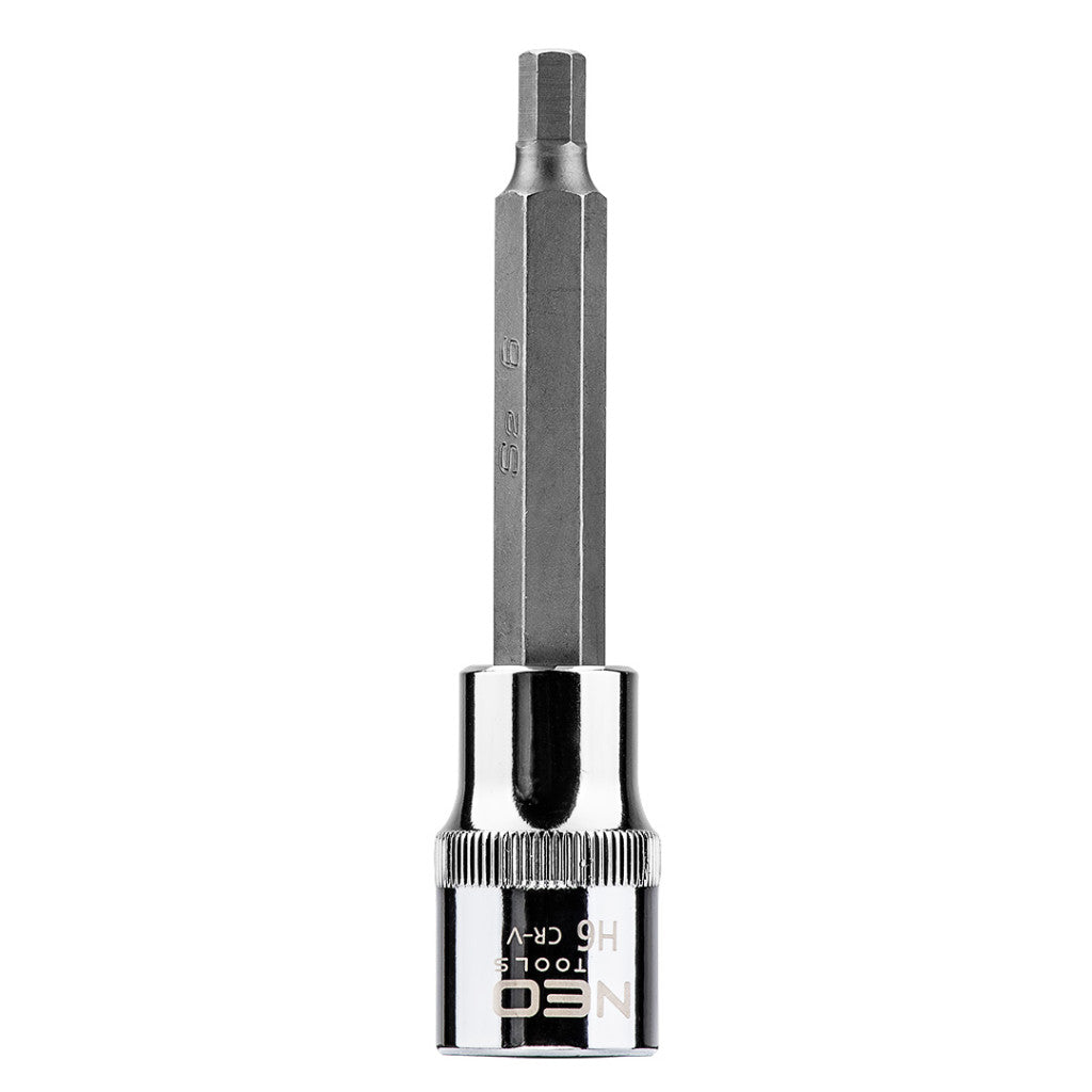 NEO TOOLS Imbusz dugókulcs 1/2'' H6, 100mm 25 év garanciával 08-781
