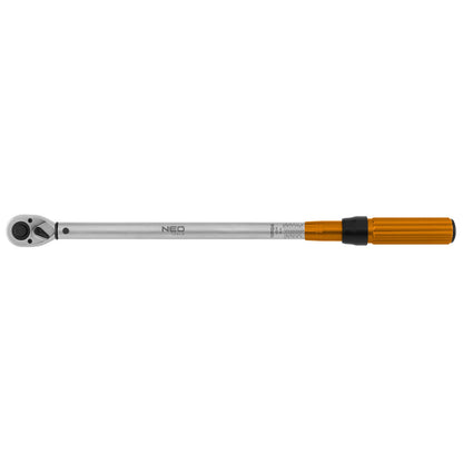 NEO TOOLS Nyomatékkulcs "double - click", 1/2", 40-220Nm 25 év garanciával 08-835