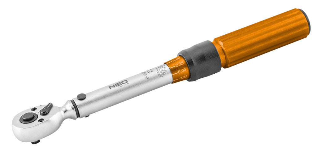 NEO TOOLS Nyomatékkulcs készlet, "double - click", 3db: 1/4"(5-25 Nm), 3/8"(20-100 Nm), 1/2"(65-350 Nm) 08-845