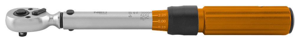 NEO TOOLS Nyomatékkulcs készlet, "double - click", 3db: 1/4"(5-25 Nm), 3/8"(20-100 Nm), 1/2"(65-350 Nm) 08-845