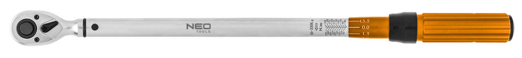 NEO TOOLS Nyomatékkulcs készlet, "double - click", 3db: 1/4"(5-25 Nm), 3/8"(20-100 Nm), 1/2"(65-350 Nm) 08-845