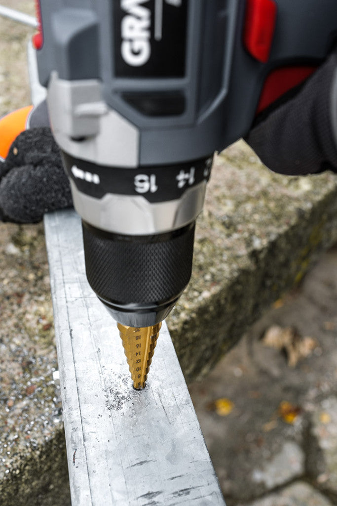 NEO TOOLS Lépcsős fúrókészlet, 3db-os, HSS-Titán, 3-20mm, hatszög szárral 08-948