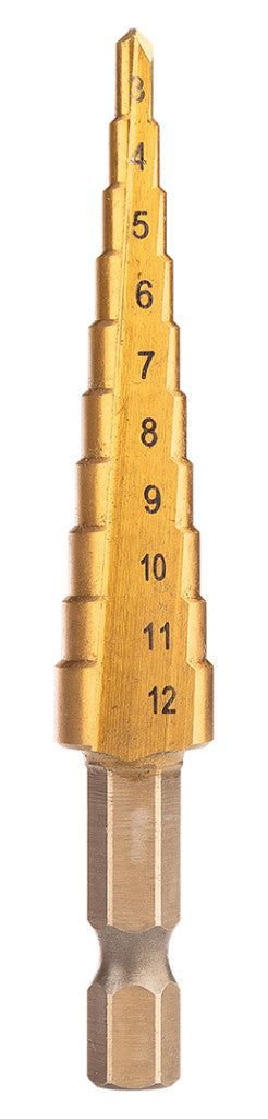 NEO TOOLS Lépcsős fúrókészlet, 3db-os, HSS-Titán, 3-20mm, hatszög szárral 08-948