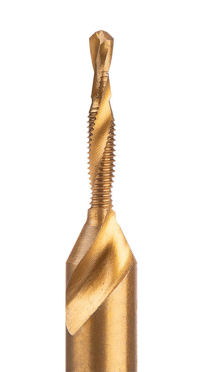 NEO TOOLS Gépi menetfúró, 2az1ben előfúró éllel, HSS-Titán, M3X0,5mm, hatszög szárral 08-949