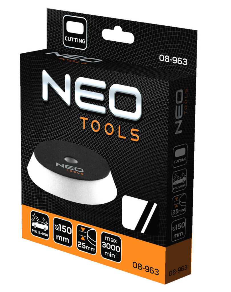 NEO TOOLS Polírkorong 130x150mmx25mm, szivacs 08-963