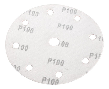 NEO TOOLS Csiszolókorong tépőzáras 150mm, P100, 9 lyukkal, 5db, 04-721-hez 08-993